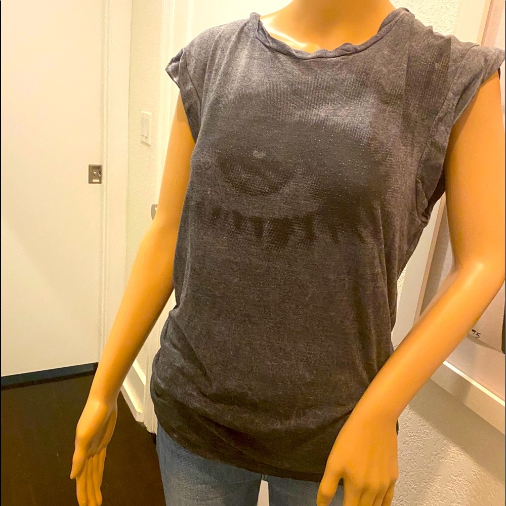 Pam and Gela sleeveless tee with Eye